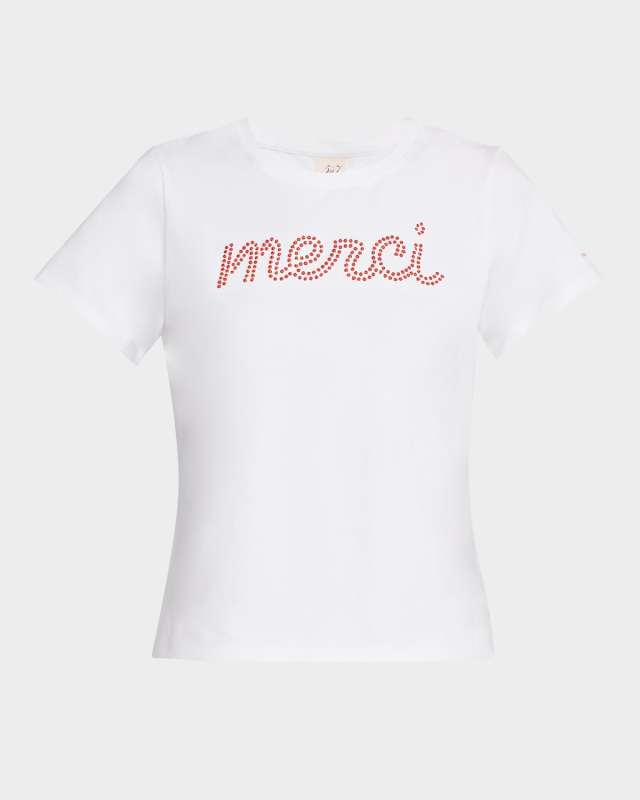 Shrunken Short-Sleeve Merci Tee